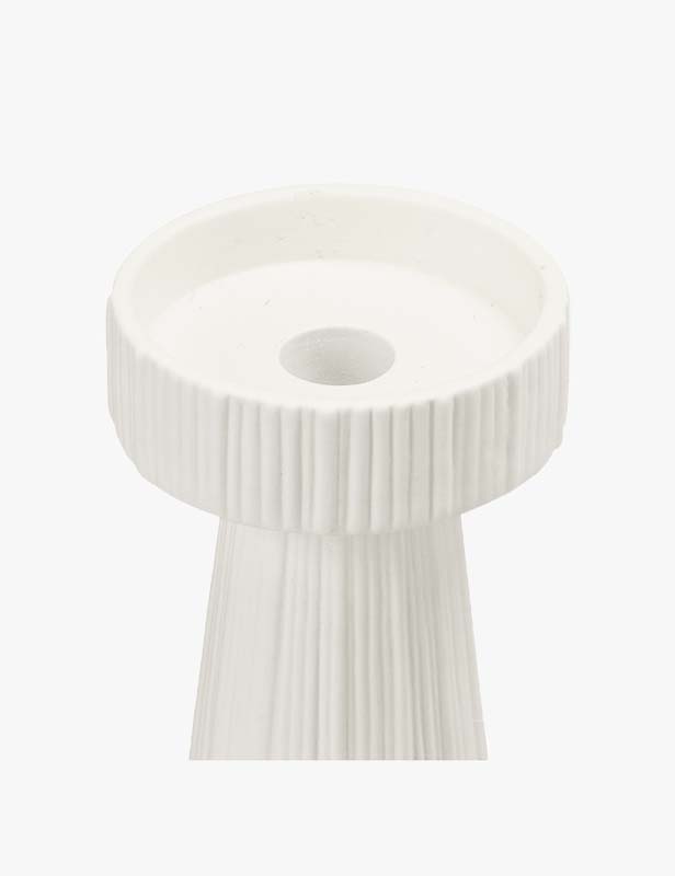 Kerzenständer Rills S ‘Weiß‘ – Bild 2