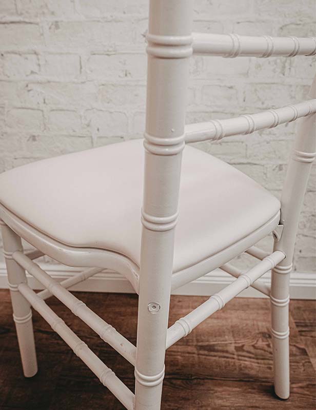 Sitzkissen Kunstleder Tiffany Chiavari Stuhl – Bild 2