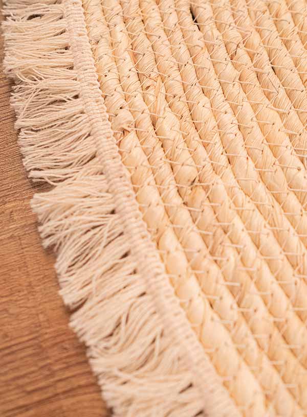 Teppich ‘Hebron‘ Hell 100cm ø – Bild 2