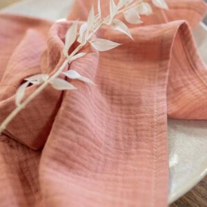 Baumwollserviette ‘Apricot Wash‘ – Bild 2