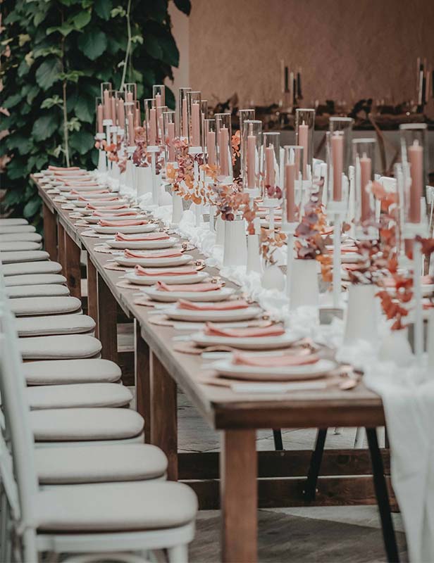 Kerzenständer mit Glasaufsatz 'Weiss Matt' - 3er Set – Bild 3