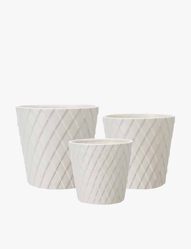 Blumentopf Felix L 'Weiss' – Bild 2