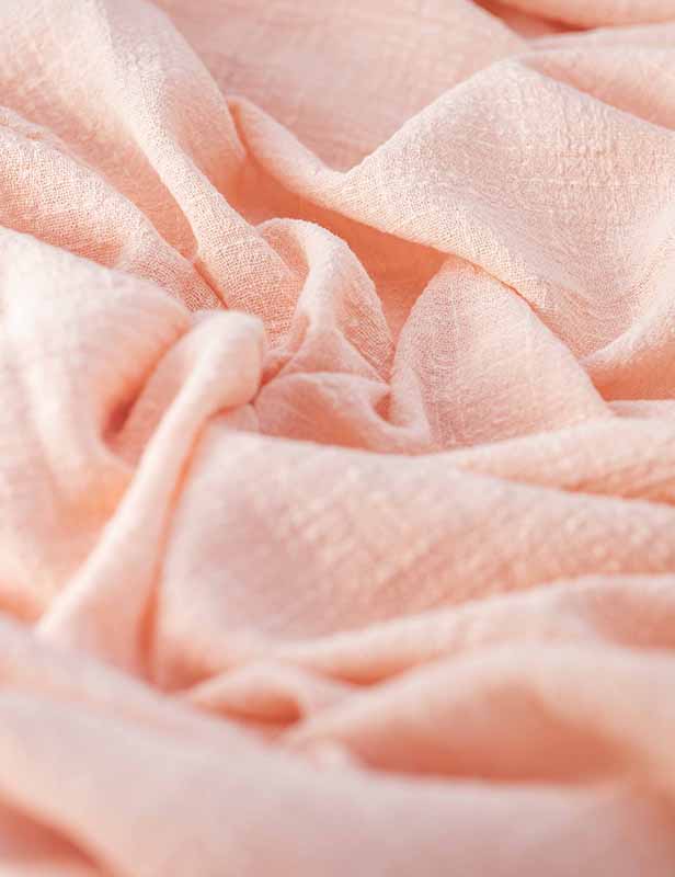 Tischläufer Musselin ‘Peach‘ – Bild 2